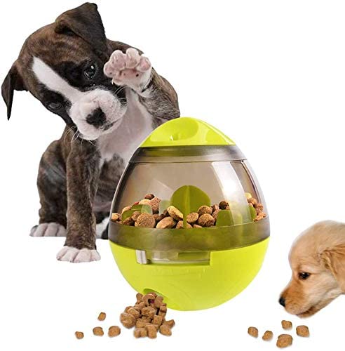Pet Dog Puppy IQ Test Treat Ball Interactive Food Dispensing Toy Food Feeder AU