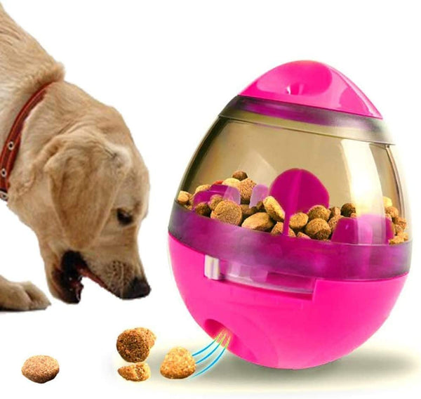 Pet Dog Puppy IQ Test Treat Ball Interactive Food Dispensing Toy Food Feeder AU