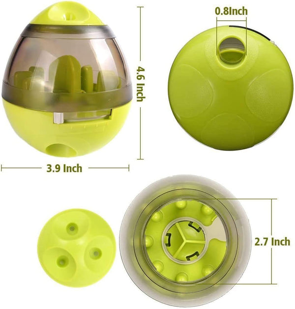 Pet Dog Puppy IQ Test Treat Ball Interactive Food Dispensing Toy Food Feeder AU