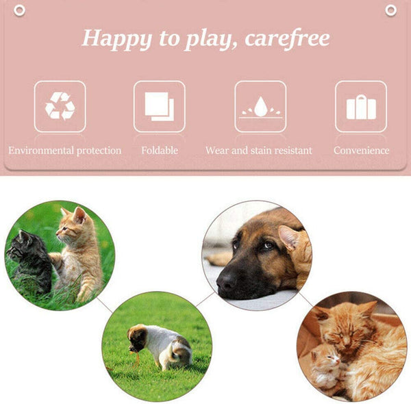 8 Panel Pet Delivery Room Tent Dog Cat Play Pens Kennel Portable Folding Crate