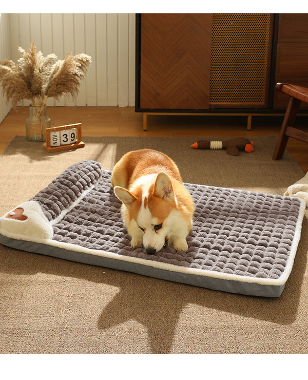 Pet Dog Calming Bed Warm Memory Foam Orthopedic Sofa Removable Cover Extra Large