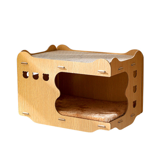 Cat Scratching Scratcher Board Cat Tree Pad Lounge Toy Corrugated Cardboard AU