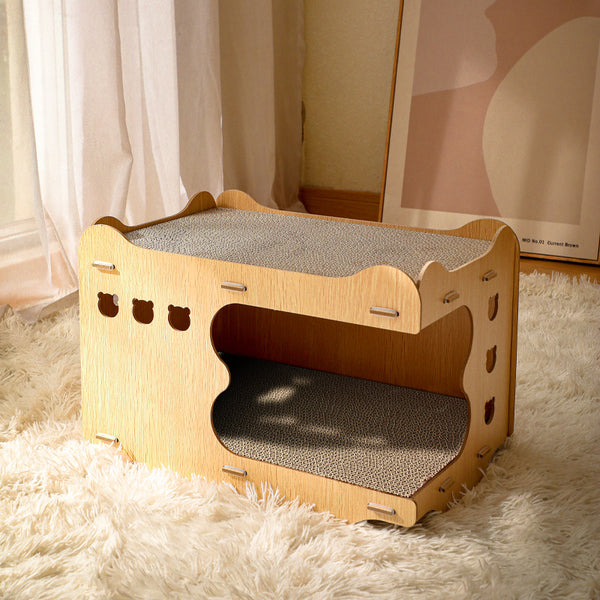 Cat Scratching Scratcher Board Cat Tree Pad Lounge Toy Corrugated Cardboard AU
