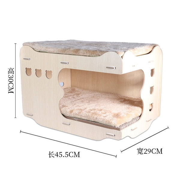 Cat Scratching Scratcher Board Cat Tree Pad Lounge Toy Corrugated Cardboard AU