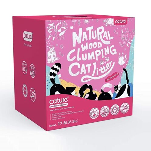 8KG Odour Control Lightweight Recycled Wooden Clumping Pellets Cat Litter 20L AU