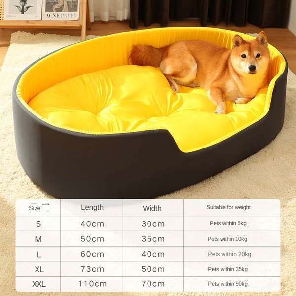 Dog Cat Pet Calming Bed Warm Soft Plush 3D Round Nest Comfy Sleeping Kennel Cave