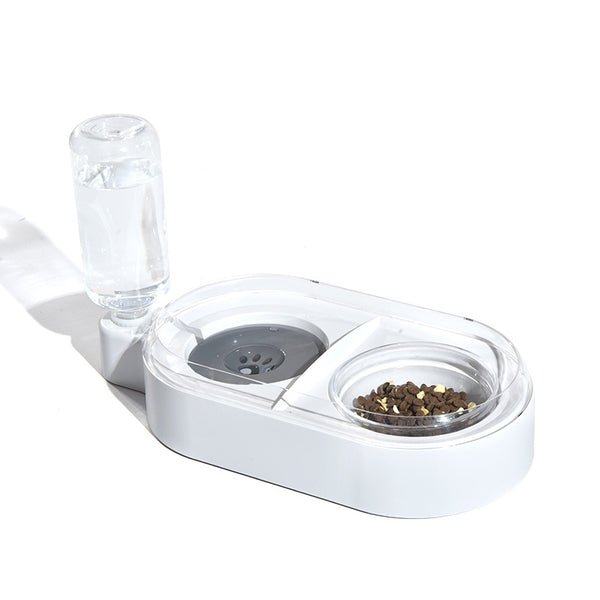 Automatic Pet Water Food Feeder Dispenser Dog Cat Auto Self Feeding Bowl Bottle