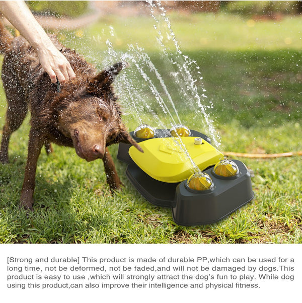 Pet Splash Drinking Outdoor Dog Sprinkler Toy Claws Activated