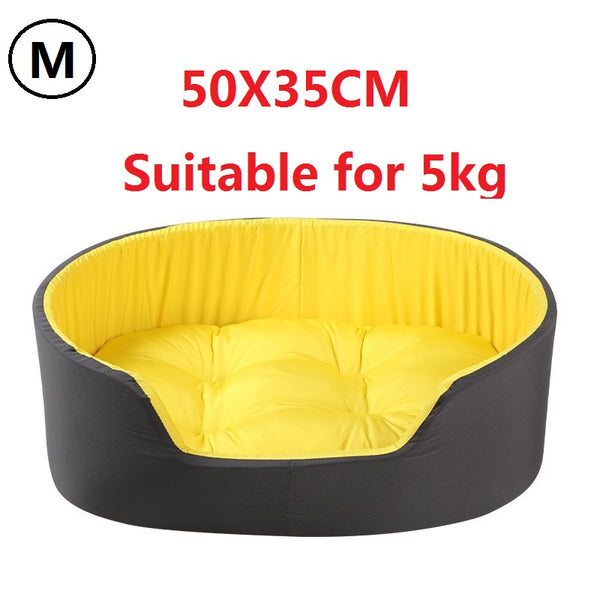 Dog Cat Pet Calming Bed Warm Soft Plush 3D Round Nest Comfy Sleeping Kennel Cave