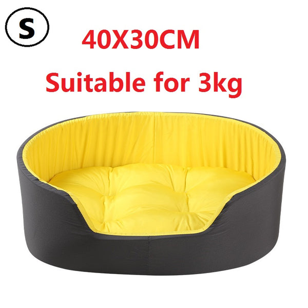 Dog Cat Pet Calming Bed Warm Soft Plush 3D Round Nest Comfy Sleeping Kennel Cave